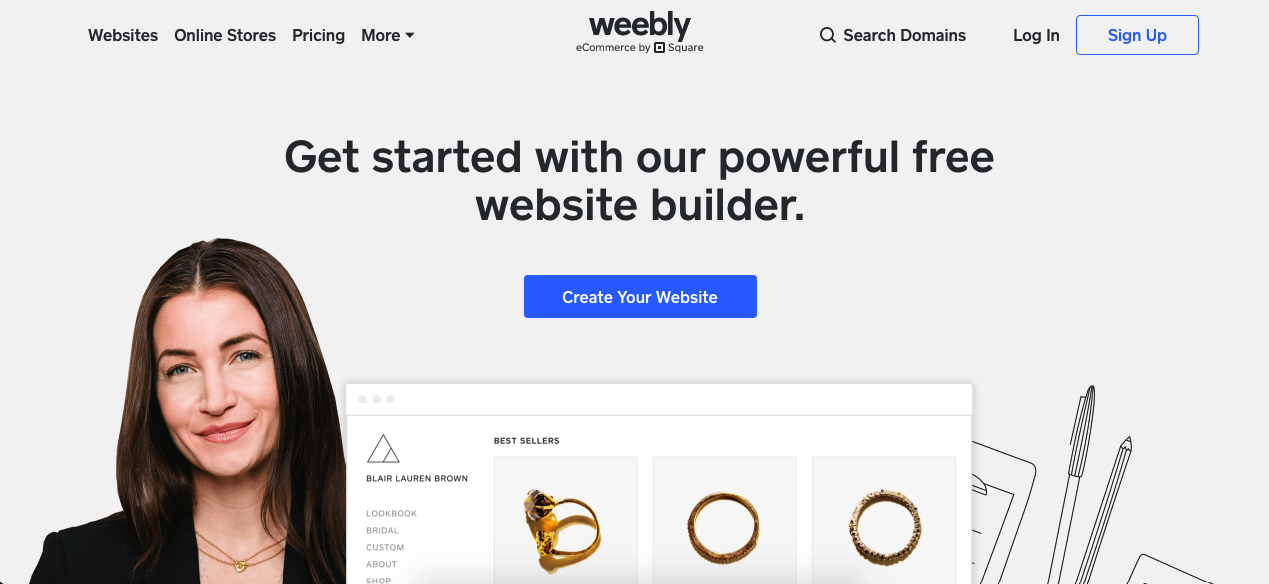 weebly create a website